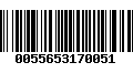 Código de Barras 0055653170051