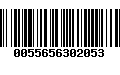 Código de Barras 0055656302053