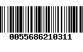 Código de Barras 0055686210311