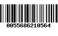 Código de Barras 0055686210564