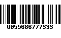 Código de Barras 0055686777333