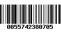 Código de Barras 0055742380705