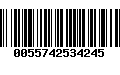 Código de Barras 0055742534245