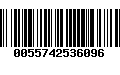 Código de Barras 0055742536096