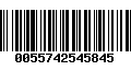 Código de Barras 0055742545845