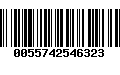 Código de Barras 0055742546323