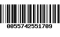 Código de Barras 0055742551709