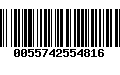 Código de Barras 0055742554816