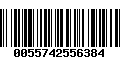 Código de Barras 0055742556384