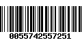 Código de Barras 0055742557251