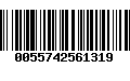 Código de Barras 0055742561319