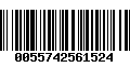 Código de Barras 0055742561524