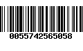 Código de Barras 0055742565058