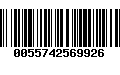 Código de Barras 0055742569926