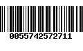 Código de Barras 0055742572711