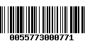 Código de Barras 0055773000771