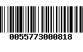 Código de Barras 0055773000818