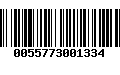 Código de Barras 0055773001334