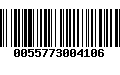 Código de Barras 0055773004106