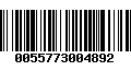 Código de Barras 0055773004892