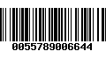 Código de Barras 0055789006644