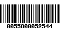 Código de Barras 0055800052544