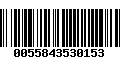 Código de Barras 0055843530153