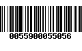 Código de Barras 0055900055056