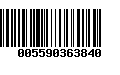 Código de Barras 005590363840