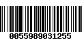 Código de Barras 0055989031255