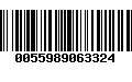 Código de Barras 0055989063324