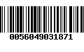 Código de Barras 0056049031871