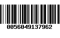 Código de Barras 0056049137962