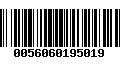 Código de Barras 0056060195019