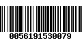 Código de Barras 0056191530079