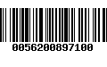 Código de Barras 0056200897100