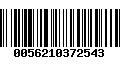 Código de Barras 0056210372543