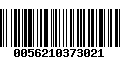 Código de Barras 0056210373021