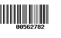 Código de Barras 00562782