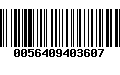 Código de Barras 0056409403607