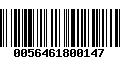 Código de Barras 0056461800147