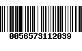 Código de Barras 0056573112039