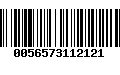 Código de Barras 0056573112121