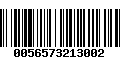 Código de Barras 0056573213002