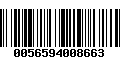 Código de Barras 0056594008663