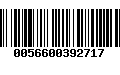 Código de Barras 0056600392717