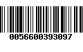 Código de Barras 0056600393097