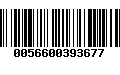 Código de Barras 0056600393677