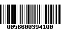 Código de Barras 0056600394100