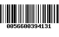 Código de Barras 0056600394131